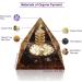 Amethyst Obsidian Orgonite Pyramids Healing Crystal Chakra Orgon Pyramid Energy Generator For Meditation Yoga Anxiety Sleep Abundance Success Positive Energy - Buy Online on GoSupps.com