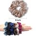 IVARYSS Extra Large Velvet Scrunchies for Thick Hair - 6 inch Big Elastic Bands, 4 Pack Neutral V-Neutral - Buy Online on GoSupps.com
