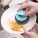 Wool Scrubber - Steel Scouring Pad | Kitchen Cleaning Tool | Wire Cleaning Ball Utensil Scrubber | Steel Wool Scrubber with Handle for Pots Pans Ovens Oven Racks Sinks Baking Trays Grills Silver - Buy Online on GoSupps.com
