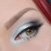 Diamond White Liquid Glitter Eyeshadow - Metallic Icy White with Fine Sparkle, Long-Lasting Formula for Sparkling Eyes - Buy Online on GoSupps.com