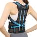 Fit Geno Back Brace and Posture Corrector for Women and Men, Upgraded Adjustable and Breathable Back Straightener, Instant Back Shoulder and Neck Pain Relief, Scoliosis, Hunchback and Spine Corrector (Large/X-Large)