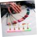 minkissy 3 Sets Artificial Nails Display Holder Fake Nails Display Holder Fake Nail Tips Training Nail Stands Nail Holder for Painting Nails Crystal Stand Acrylic With Base - Buy Online on GoSupps.com