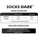 Non-Skid Diabetic Socks for Men Women | Non-Binding Crew Socks with Grips | Half Cushioned & Non-Slip | 4 Pairs Black | Size 10-13 - Buy Online on GoSupps.com