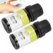 Massage oil relaxation natural aromatherapy fragrance oil massage oil soothing body wellness beauty care oil 10 ml x 2 bottles (lemon)