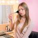 Blush Brush for Cheeks | Slim Waist Loose Powder Brush | Nail Brushes Powder Foundation Brush Cosmetic Brushes for Powder Blush & Bronzer grey blue - Buy Online on GoSupps.com