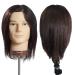 L'IMAGE ANDREAS styling head with medium brown Indian human hair