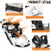 Goutone Lightweight Aluminum Snowshoes 22/25/30 Inches for Women Men Youth Kids - Terrain Snow Shoes with Carrying Tote Bag - Buy Online on GoSupps.com