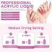 Saviland Acrylic Nail Kit with 3 Colors Powder & Liquid Set - Non-acid PH Bond, Top Gel, False Nails, Glue, and Forms - Complete Starter Kit for DIY Home Nail Art - Buy Online on GoSupps.com