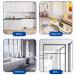 Silicone Brooms for Floor Cleaning with 51 Long Handle Floor Squeegee for Concrete Floor Squeegee for Floor for Smooth Floors Rugs Windows - Buy Online on GoSupps.com