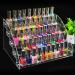 Buy Premium Nail Polish Organizer - 5 Tiers Clear Acrylic Holder for Long-Lasting Display | Perfect Makeup Stand for International Shipping - Buy Online on GoSupps.com