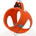 Joyal dog harness reflective soft padded dog dishes air-mesh breathable breast dishes for medium-sized dogs XL orange XL breast: 55-61cm Orange