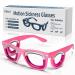 Hion Adult Anti- Motion Sickness Smart Glasses Ultra-Light Portable Nausea Relief Liquid Glasses Carsickness Airsickness Seasickness Glasses Travel/Cruise Essentials A01-pink Adult
