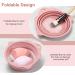 Makeup Brush Cleaner Foldable Silicone Makeup Brush Cleaner Bowl Cosmetic Brush & Beauty Sponge Cleaner Multifunctional Brush Cleaning Cup Travel Brush Cleaner (Pink) - Buy Online on GoSupps.com