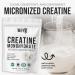 Creatine Monohydrate Powder, 525g, Micronized & Unflavored, Creatine Supplement for Men & Women, Muscle Support, Strength & Recovery, 105 Servings 1.16 Pound (Pack of 1) - Buy Online on GoSupps.com