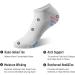 ECOEY Kids No Show Cushioned Athletic Running Socks 12-Pack - White Assorted (Small) - Buy Online on GoSupps.com