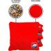 ACA American Cornhole Association Official Weather Resilient Red Cornhole Bags - Set of 4 Regulation Size 6x6 - Buy Online on GoSupps.com