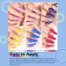Lavender Violets 42 Pcs Gel Nail Polish Kit Set - 36 Colors + 6 Base Top Coat - Glossy Matte Diamond Shine Glow in the Dark - Nail Art C950 - Buy Online on GoSupps.com