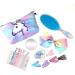 Shop Hifot Unicorn Hairbrushes & Accessories Set - Perfect Gift for Kids Teens & Women | Stylish Hair Clips Elastics & Mirror in Unicorn Gift Box - Buy Online on GoSupps.com