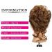 Hair Bun Hairpiece for Women Messy Bun Hair Piece for Women Tousled Updo Hair Bun Extensions Synthetic Elastic Band Hair Chignon Wavy Curly Ponytail Hairpieces for Daily Wear Hair Chignons(Q40 60) - Buy Online on GoSupps.com