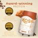 KOS Organic Plant Protein Salted Caramel Coffee - 1.2 lb (555g) - Vegan, Non-GMO, Energy Boost - Buy Online on GoSupps.com