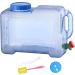 B Baosity 8L Portable Water Container with Spigot and Hole Lid - Ideal for Camping, Hiking, Cooking, and Bathing - Buy Online on GoSupps.com