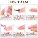 AIMEILI 5 in 1 Rubber Base Gel Nail Polish - Sheer Color, Long Lasting, UV/LED Soak Off - (431) 10ml - Buy Online on GoSupps.com