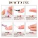 AIMEILI Hema Free Rubber Base Gel For Nails  Soak Off U V LED Clear Sheer Gel Nail Polish  4 in 1 Nail Strengthen/Enhance/Base Coat/Color Gel Polish Set Of 6pcs X 10ml - Kit 47 KIT4 - Buy Online on GoSupps.com