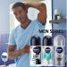 Nivea Men Roll-On Deodorant Pack - Black&White Fresh Cool Kick & Silver Protect, Alcohol-Free Antiperspirant, 48 Hours, 1.7 OZ (Pack of 3) - Buy Online on GoSupps.com