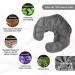Microwavable Heated Neck Wrap and Shoulder Heating Pad - Hot/Cold Compress - Dark Gray - Buy Online on GoSupps.com