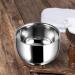 Sharplace Stainless Steel Shaving Bowl - Unbreakable Razor Cup & Soap Dish | Perfect Hairdressing Accessory & Valentine's Day Gift for Men - Buy Online on GoSupps.com