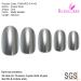 Shop Bling Art Silver Metallic Oval False Nails | 24 Medium Tips - International Shipping Available - Buy Online on GoSupps.com