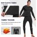 UNIQUEBELLA Men's Thermal Underwear Set - Fleece Sweat Quick Drying Base Layer - Black XX-Large - Buy Online on GoSupps.com