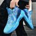 Neutral Fluorescent Basketball Shoes High Top Sneakers Graffiti Style - Blue (Size 9 Women/7 Men) - Buy Online on GoSupps.com