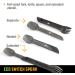 UCO Recycled ECO Switch Spork 2-Piece Camping Utensil Set - Midnight - Buy Online on GoSupps.com