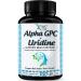 Alpha GPC Choline 600mg + Uridine Monophosphate 300mg-2-in-1 Nootropic Supplement Helps Boost Focus, Energy & Cognitive Performance -Potent Mood Enhancer & Brain Focus Supplements -120 Veggie Capsules 120 Count (Pack of 1)