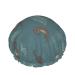 Animal Otter Shower Cap Elastic Reusable Double Layers Bath Cap Waterproof Exterior PEVA Lining Hair Bonnet for Women (1 pieces)