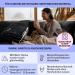 Klarstein Thermal Blanket 120W | Energy-Saving Electric Blanket for Bed Sofa & Camping | Automatic Switch-Off | Large 200x180 cm & 180x130 cm | Cuddly Beige-Dark Blue - Buy Online on GoSupps.com