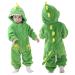 Doladola Unisex Baby Toddlers Romper Jumpsuit Hooded Cartoon Sleepsuits Infant Outfit 0-3 Months Dinosaur