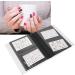 Nail Sticker Display Book Reusable Decal Collection Album Multi Functional for Family Photo for Nail Shop(white) - Buy Online on GoSupps.com
