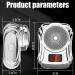 Mini Electric Shaver for Men - Portable Wet & Dry Dual Purpose Shaver | One Click Use | Perfect Father's Day Gift (Black & Grey - Buy Online on GoSupps.com