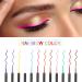 12pcs Waterproof Matte Liquid Eyeliner Set - Colorful Makeup Pen Set in White, Red, Blue, Green, and Brown - Buy Online on GoSupps.com