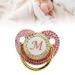 Golden Baby Pacifier - Durable & Lightweight Low Friction Ideal for Your Baby at Home (Letter M) - Shop Internationally! - Buy Online on GoSupps.com