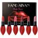 Duoffanny Matte Lipstick Set 6Pcs  Red Lipstick for Women Long Lasting Wear Non-Stick Cup Not Fade Waterproof Lipstick Kit for Girls Make Up Gift