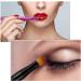 Retractable Dual End Lip Brush Concealer Brush with Cap Lipstick Eyeshadow Foundation Makeup Brushes Gold Black Purple - Buy Online on GoSupps.com