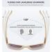 Lanomi Cat Eye Reading Glasses for Women - UV400 Anti-Glare Tinted Sun Readers with Spring Hinges | Beige 2.5x Visual Aid - Buy Online on GoSupps.com