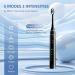 Sonic Electric Toothbrush for Adults - 200 Days Charge 5 Modes 43000 VPM Rechargeable Timer - Best Oral Care Tool - Buy Online on GoSupps.com
