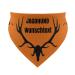 printplanet - Dog scarf with name or text - Scarf for dogs - Layout hunting dog - Size M Size M hunting dog