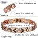 Vicmag Copper Magnetic Bracelet & Ring for Women - 3500 Gauss Magnet Jewelry Set with Adjust Tool - Crystal Flower Design - Gift for Joint Health - Buy Online on GoSupps.com