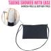 BNRendles Mastectomy Drain Pouches with Shower Pockets - Post-Surgery JP Drains Management | Quick Dry, Stretchy, Black Waist & Shower Bag - Buy Online on GoSupps.com