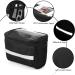 Lixada Bike Basket Bag | Reflective Stripe | Handlebar, Frame, Front Tube, Pannier Bag | Black - 21.5*13.5*16.5CM - Buy Online on GoSupps.com